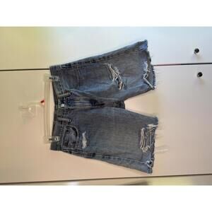 Levi's Distressed Denim Shorts - High Waisted Vintage Style